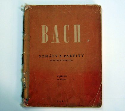 Bach. Sonaty a Partity Sonates et Partites VIOLINO (J. FELD) 