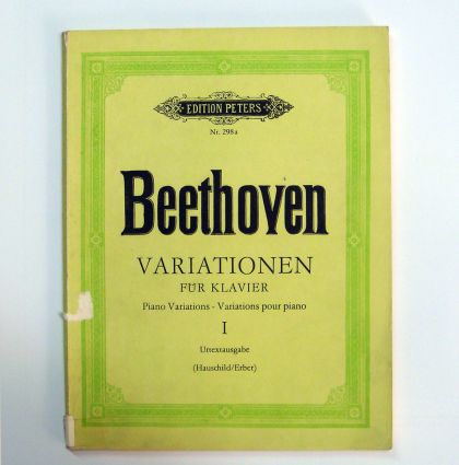 Beethoven Variationen Fur Klavier Nr. 298a