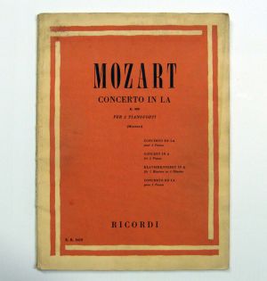 MOZART Concerto In La K. 488 PER 2 PIANOFORTI (Montani)