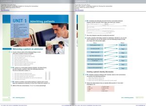 Cambridge English for Nursing Pre-intermediate Student's Book with Audio CD